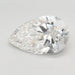 Loose 4.09 Carat F VVS2 IGI Certified Lab Grown Pear Diamonds