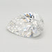 Loose 3.08 Carat F VVS2 IGI Certified Lab Grown Pear Diamonds