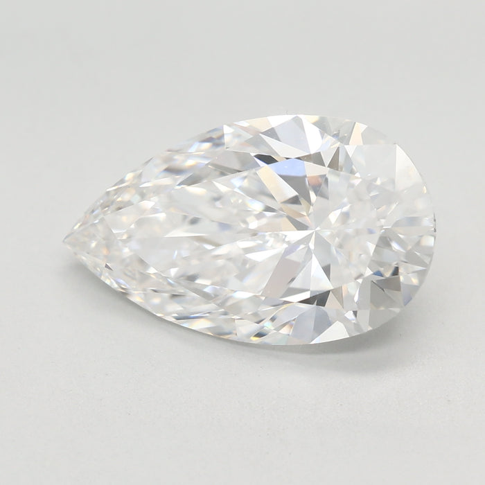 Loose 3.52 Carat F VVS2 IGI Certified Lab Grown Pear Diamonds
