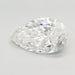 Loose 3.52 Carat F VVS2 IGI Certified Lab Grown Pear Diamonds
