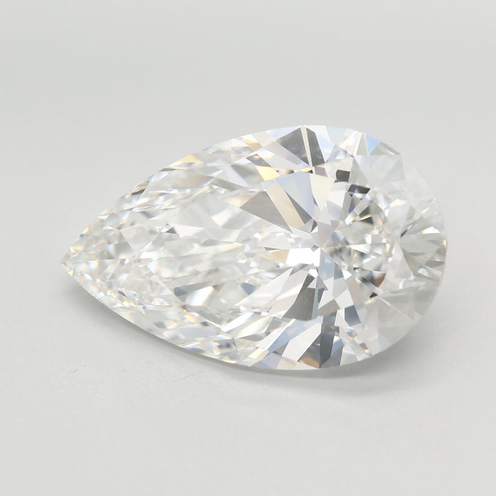 Loose 5.7 Carat F VVS2 IGI Certified Lab Grown Pear Diamonds