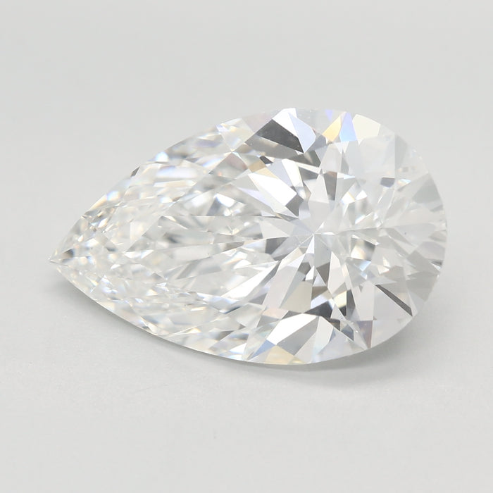 Loose 4.03 Carat E VVS2 IGI Certified Lab Grown Pear Diamonds