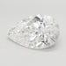 Loose 4.03 Carat E VVS2 IGI Certified Lab Grown Pear Diamonds