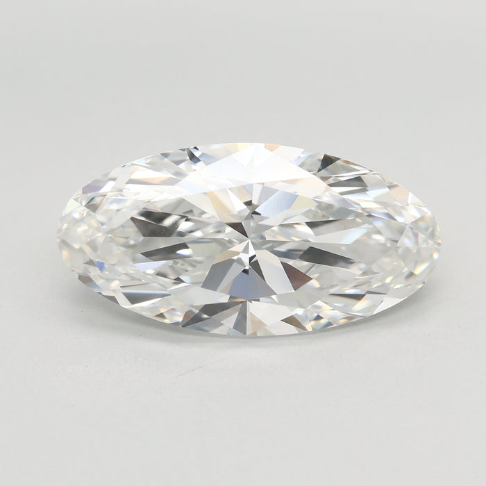 Loose 4.08 Carat F VVS2 IGI Certified Lab Grown Moval Diamonds