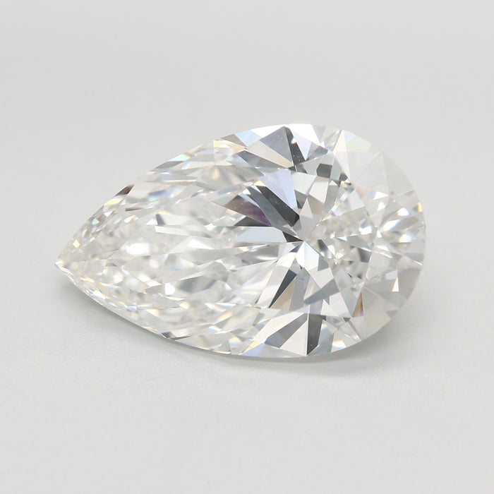 Loose 4.01 Carat F VVS2 IGI Certified Lab Grown Pear Diamonds