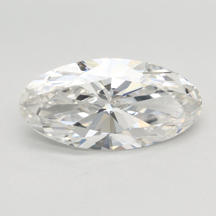 Loose 3.08 Carat F VVS2 IGI Certified Lab Grown Moval Diamonds