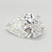 Loose 4.09 Carat F VVS2 IGI Certified Lab Grown Pear Diamonds