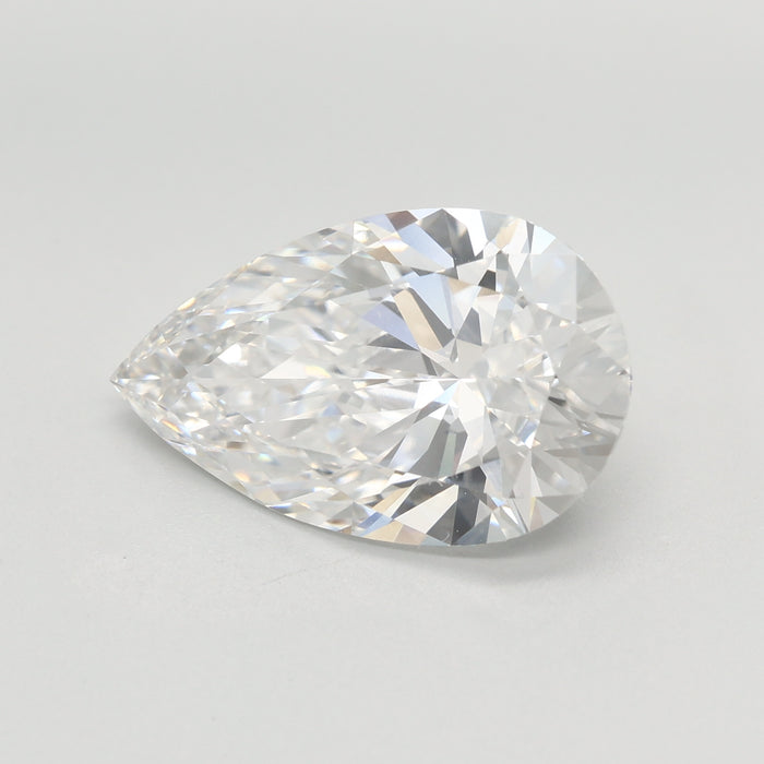 Loose 4 Carat E VVS2 IGI Certified Lab Grown Pear Diamonds