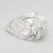 Loose 3.09 Carat F VVS2 IGI Certified Lab Grown Pear Diamonds