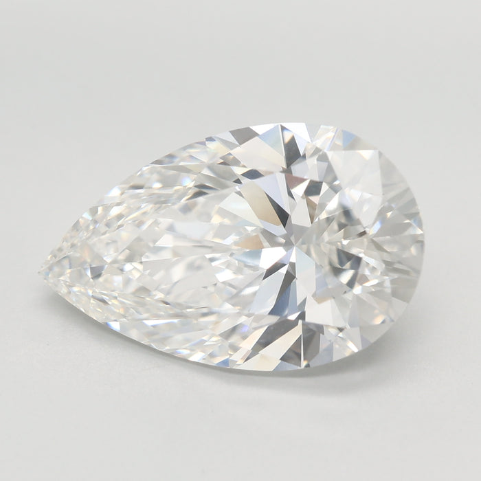Loose 5.09 Carat F VVS2 IGI Certified Lab Grown Pear Diamonds