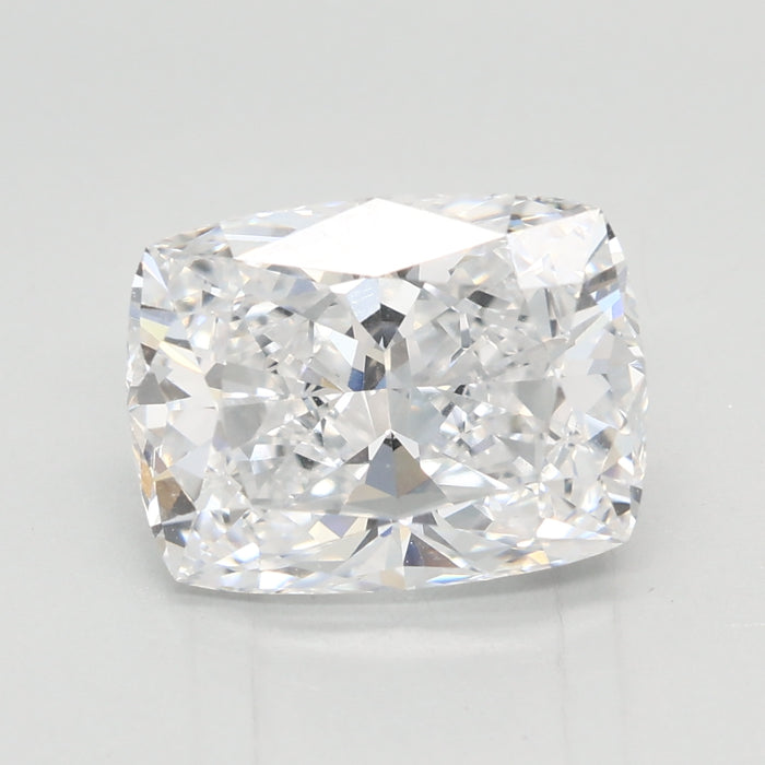 Loose 2.55 Carat D VVS2 IGI Certified Lab Grown Cushion Diamonds
