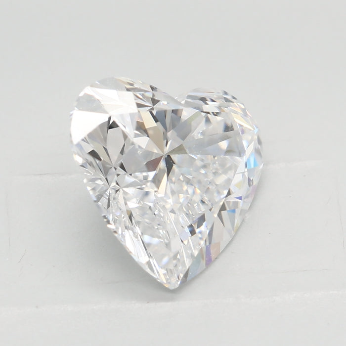 Loose 2.51 Carat D VVS2 IGI Certified Lab Grown Heart Diamonds