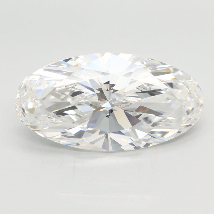 Loose 5.08 Carat E VVS2 IGI Certified Lab Grown Moval Diamonds
