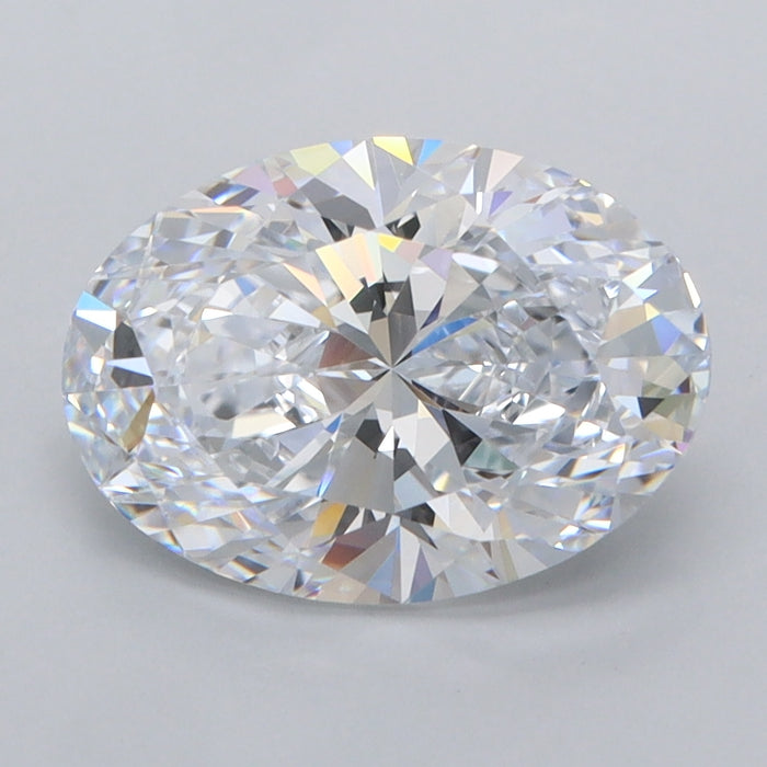 Loose 2.5 Carat E VVS2 IGI Certified Lab Grown Oval Diamonds