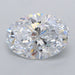 Loose 2.5 Carat E VVS2 IGI Certified Lab Grown Oval Diamonds