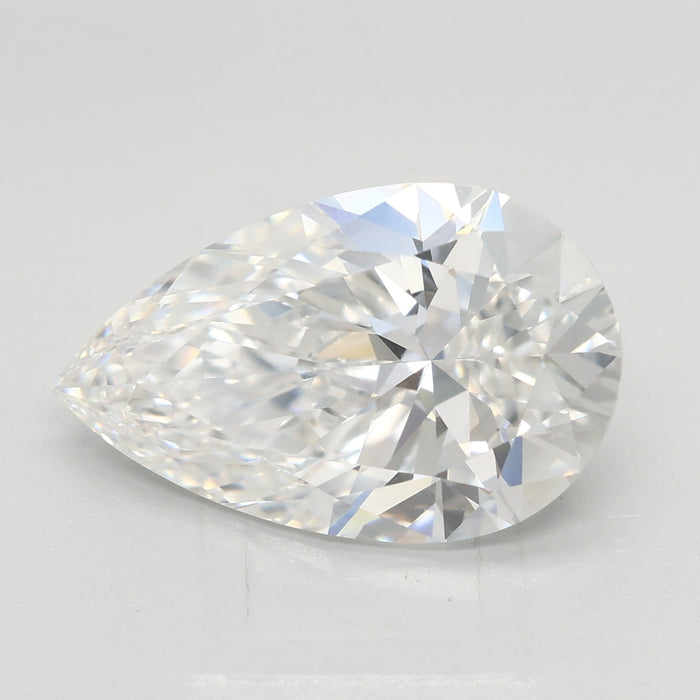 Loose 4.07 Carat E VVS2 IGI Certified Lab Grown Pear Diamonds