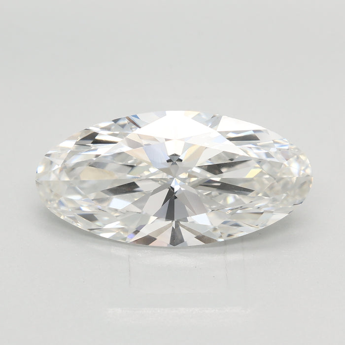 Loose 4.09 Carat F VVS2 IGI Certified Lab Grown Moval Diamonds