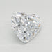 Loose 2.58 Carat E FL IGI Certified Lab Grown Heart Diamonds