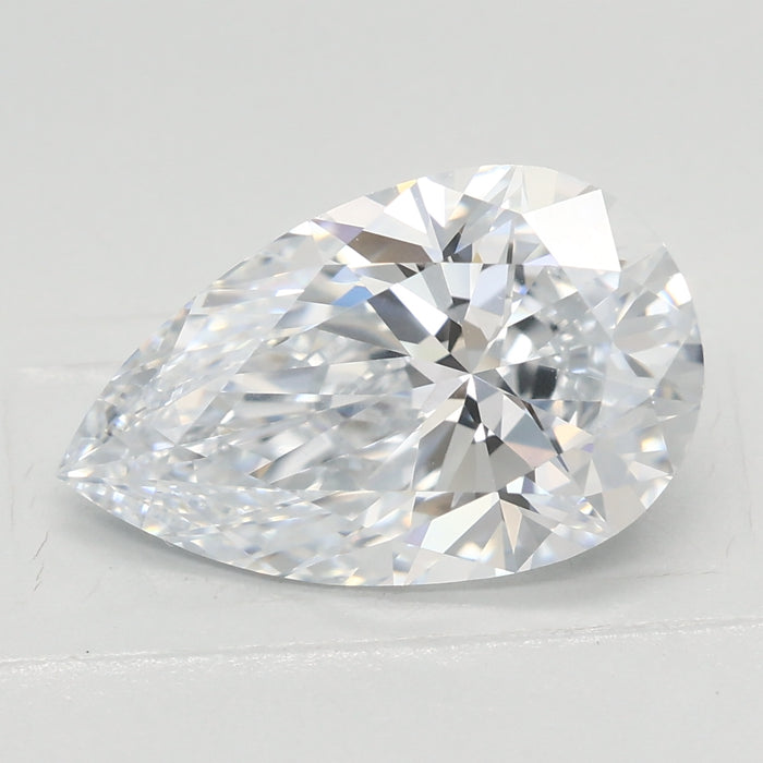 Loose 2.55 Carat E VVS2 IGI Certified Lab Grown Pear Diamonds