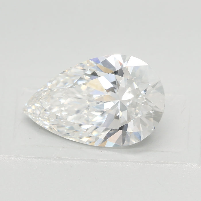 Loose 2.09 Carat E VVS2 IGI Certified Lab Grown Pear Diamonds