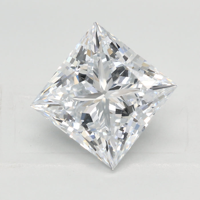 Loose 3.58 Carat E VVS1 IGI Certified Lab Grown Princess Diamonds