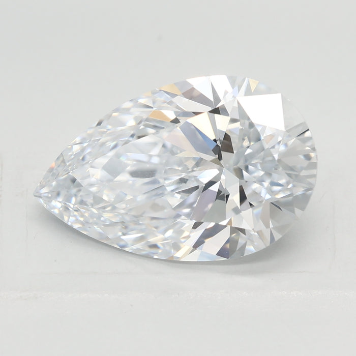 Loose 3.09 Carat E VVS1 IGI Certified Lab Grown Pear Diamonds