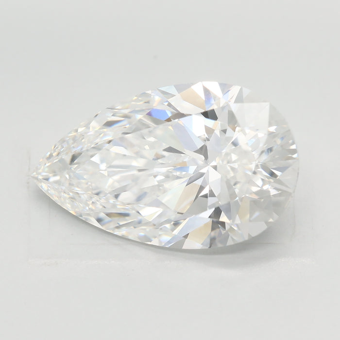 Loose 5.01 Carat E VVS2 IGI Certified Lab Grown Pear Diamonds