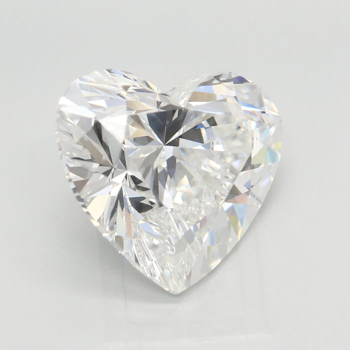 Loose 5.56 Carat E VVS1 IGI Certified Lab Grown Heart Diamonds