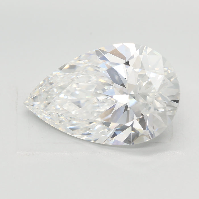 Loose 5.08 Carat E VVS2 IGI Certified Lab Grown Pear Diamonds