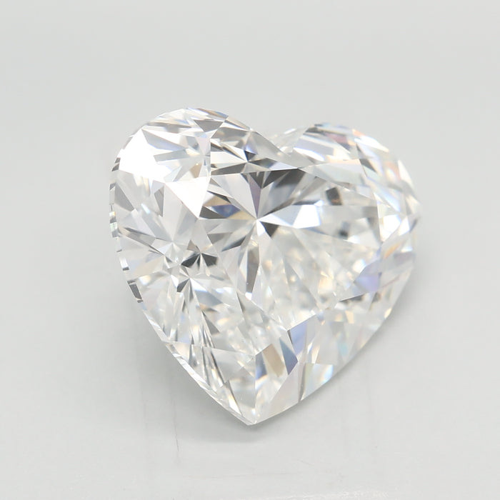 Loose 5.51 Carat E VVS2 IGI Certified Lab Grown Heart Diamonds