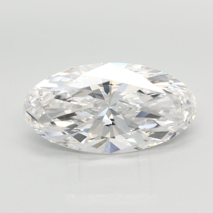 Loose 5.07 Carat E VVS2 IGI Certified Lab Grown Moval Diamonds