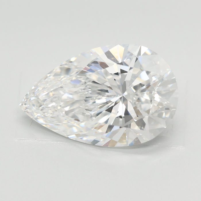 Loose 4.97 Carat E VVS2 IGI Certified Lab Grown Pear Diamonds