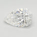 Loose 4.97 Carat E VVS2 IGI Certified Lab Grown Pear Diamonds