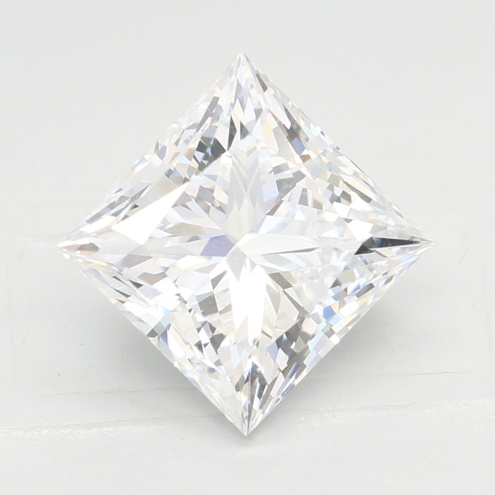 Loose 3.01 Carat D VVS2 IGI Certified Lab Grown Princess Diamonds