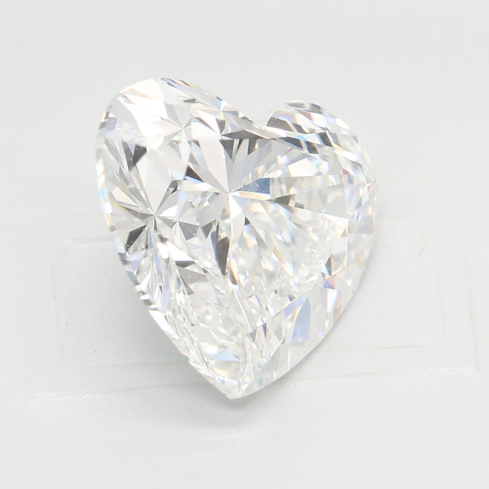 Loose 5.52 Carat E VVS2 IGI Certified Lab Grown Heart Diamonds