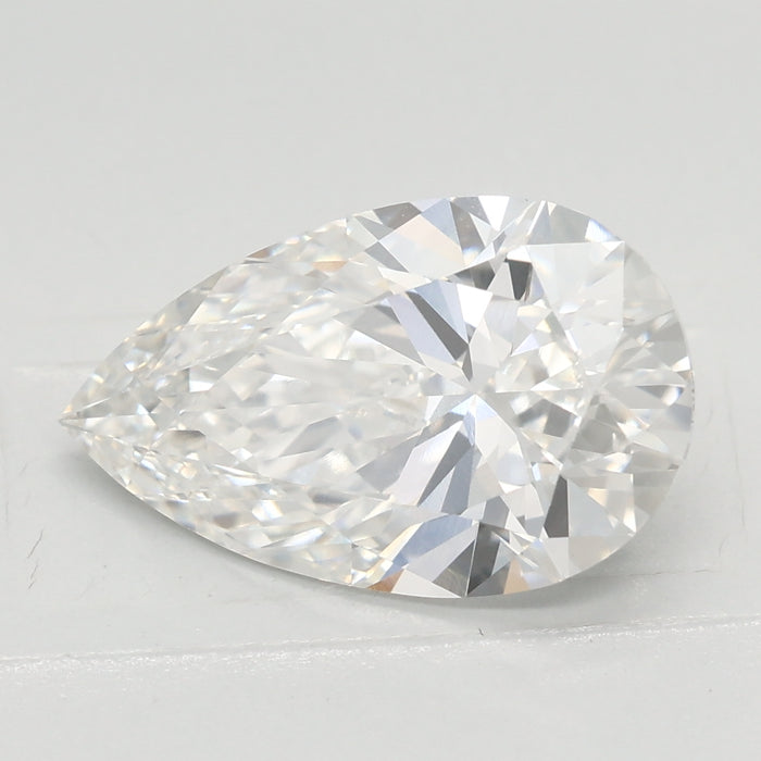 Loose 2.4 Carat E VVS2 IGI Certified Lab Grown Pear Diamonds