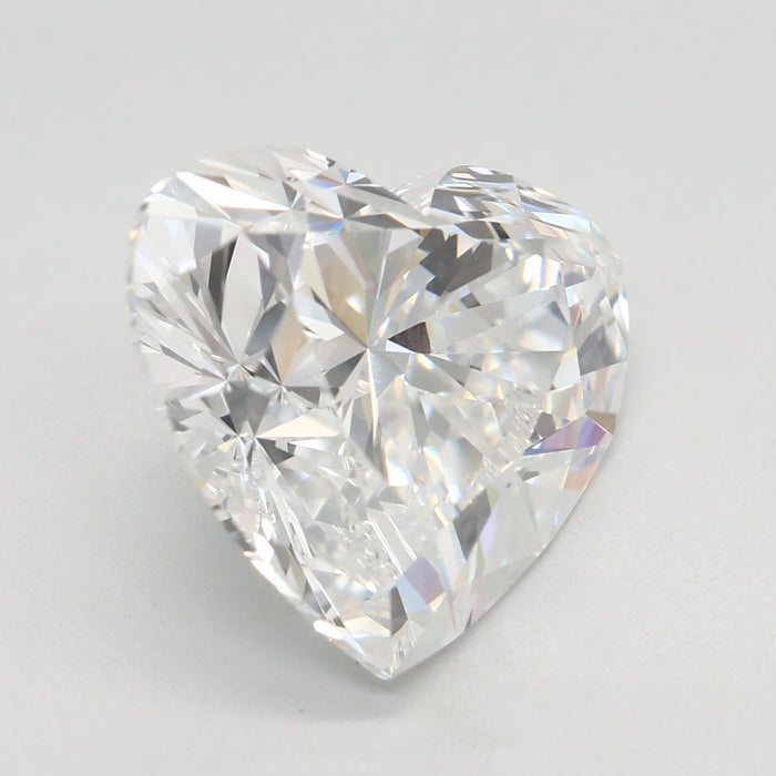 Loose 5.07 Carat D VVS2 IGI Certified Lab Grown Heart Diamonds