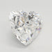 Loose 5.07 Carat D VVS2 IGI Certified Lab Grown Heart Diamonds