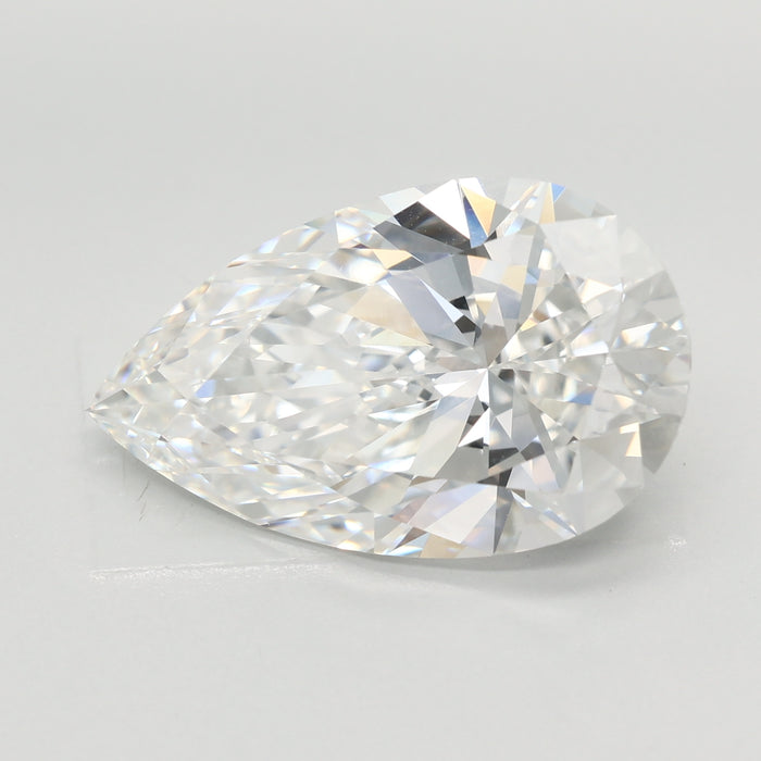 Loose 6.09 Carat E VVS2 IGI Certified Lab Grown Pear Diamonds