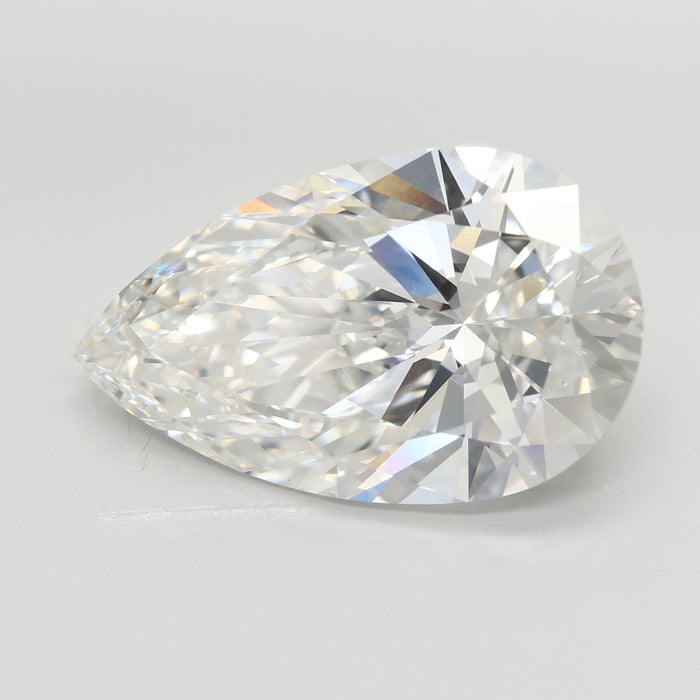 Loose 8.06 Carat F VVS2 IGI Certified Lab Grown Pear Diamonds