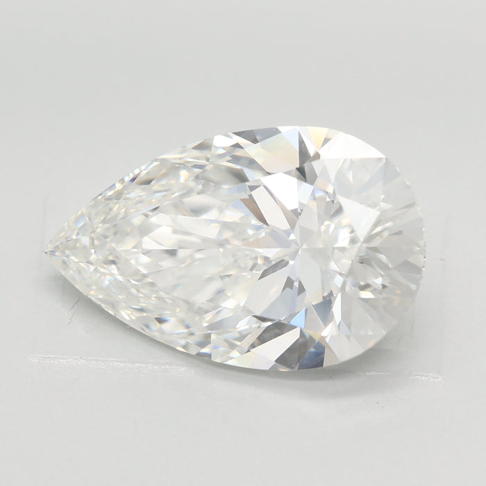 Loose 5.01 Carat F VVS2 IGI Certified Lab Grown Pear Diamonds
