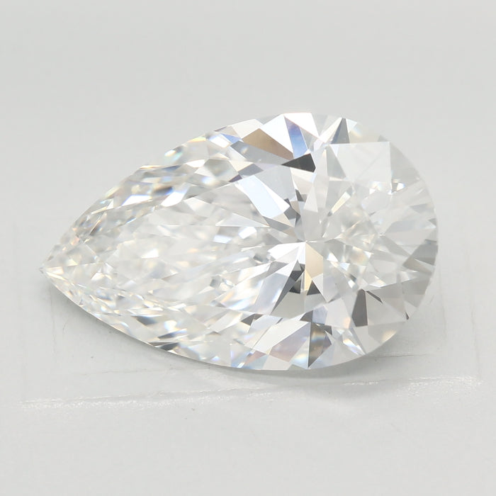 Loose 4.08 Carat E VVS2 IGI Certified Lab Grown Pear Diamonds