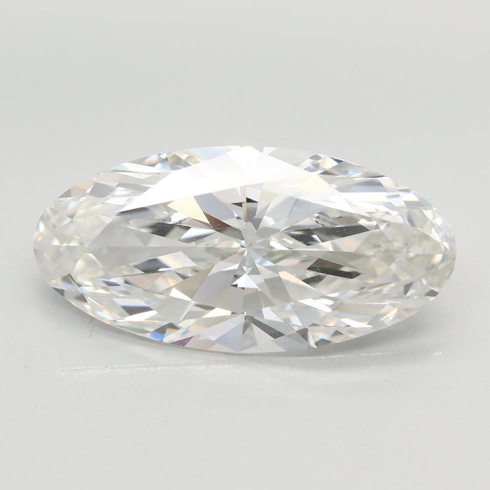 Loose 5.1 Carat F VVS2 IGI Certified Lab Grown Moval Diamonds