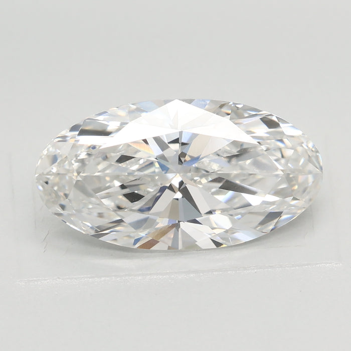 Loose 3.08 Carat F VVS2 IGI Certified Lab Grown Moval Diamonds
