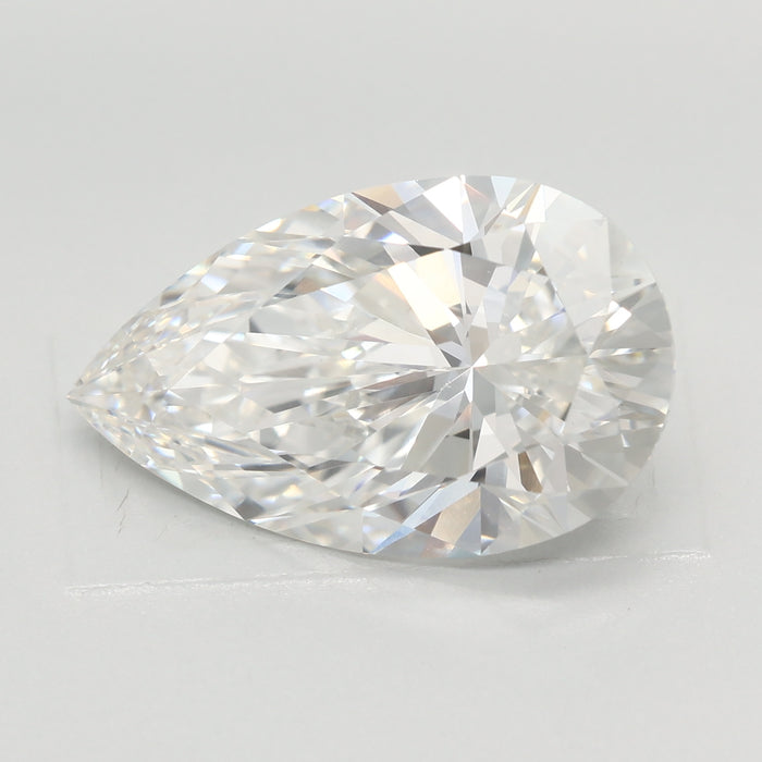 Loose 5.02 Carat F VVS2 IGI Certified Lab Grown Pear Diamonds