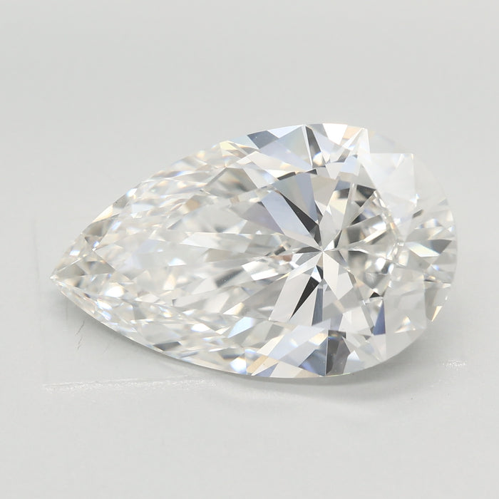 Loose 5.03 Carat F VVS2 IGI Certified Lab Grown Pear Diamonds