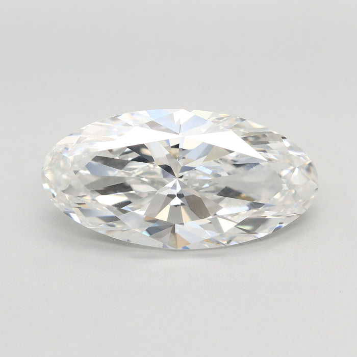 Loose 4.06 Carat E VVS2 IGI Certified Lab Grown Moval Diamonds