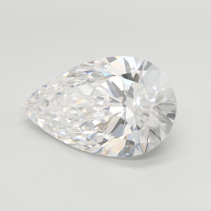 Loose 4.09 Carat E VVS2 IGI Certified Lab Grown Pear Diamonds