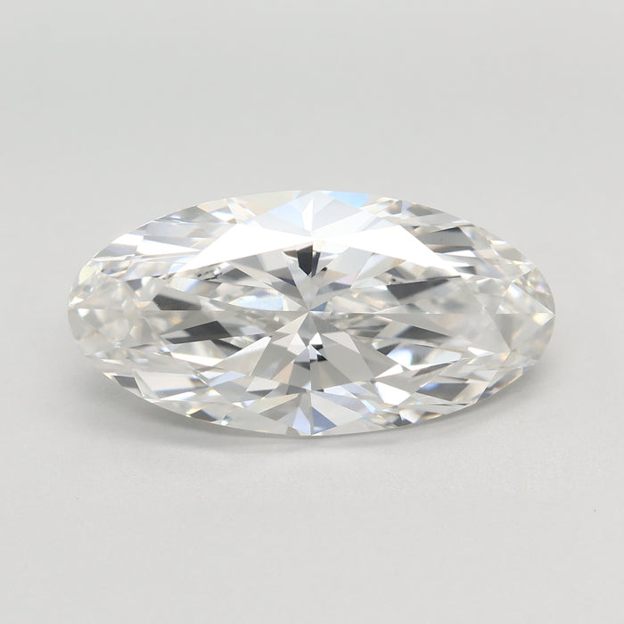 Loose 4.04 Carat F VVS2 IGI Certified Lab Grown Moval Diamonds