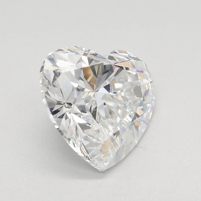 Loose 2.02 Carat D VVS2 IGI Certified Lab Grown Heart Diamonds